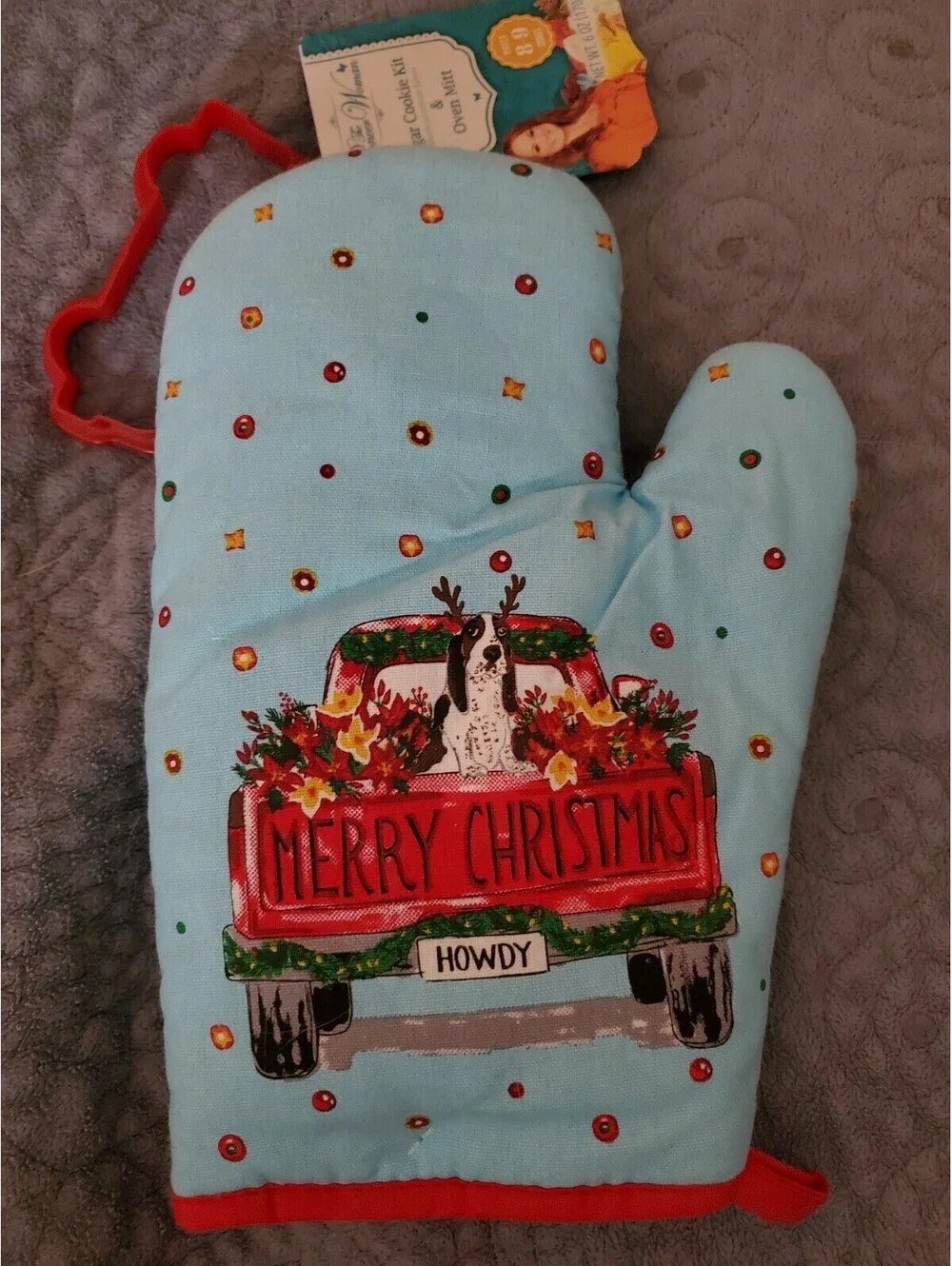 The Pioneer Woman Oven Mitt Christmas Cookie Cutter Holiday Truck Henry